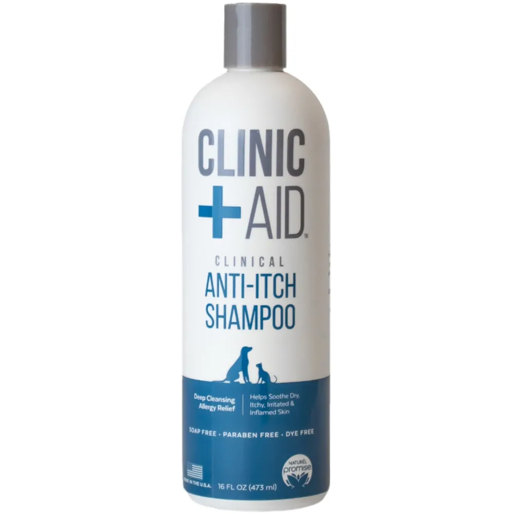 15% OFF: Naturel Promise Clinic   Aid Clinical Anti-Itch Shampoo For Cats & Dogs 16oz