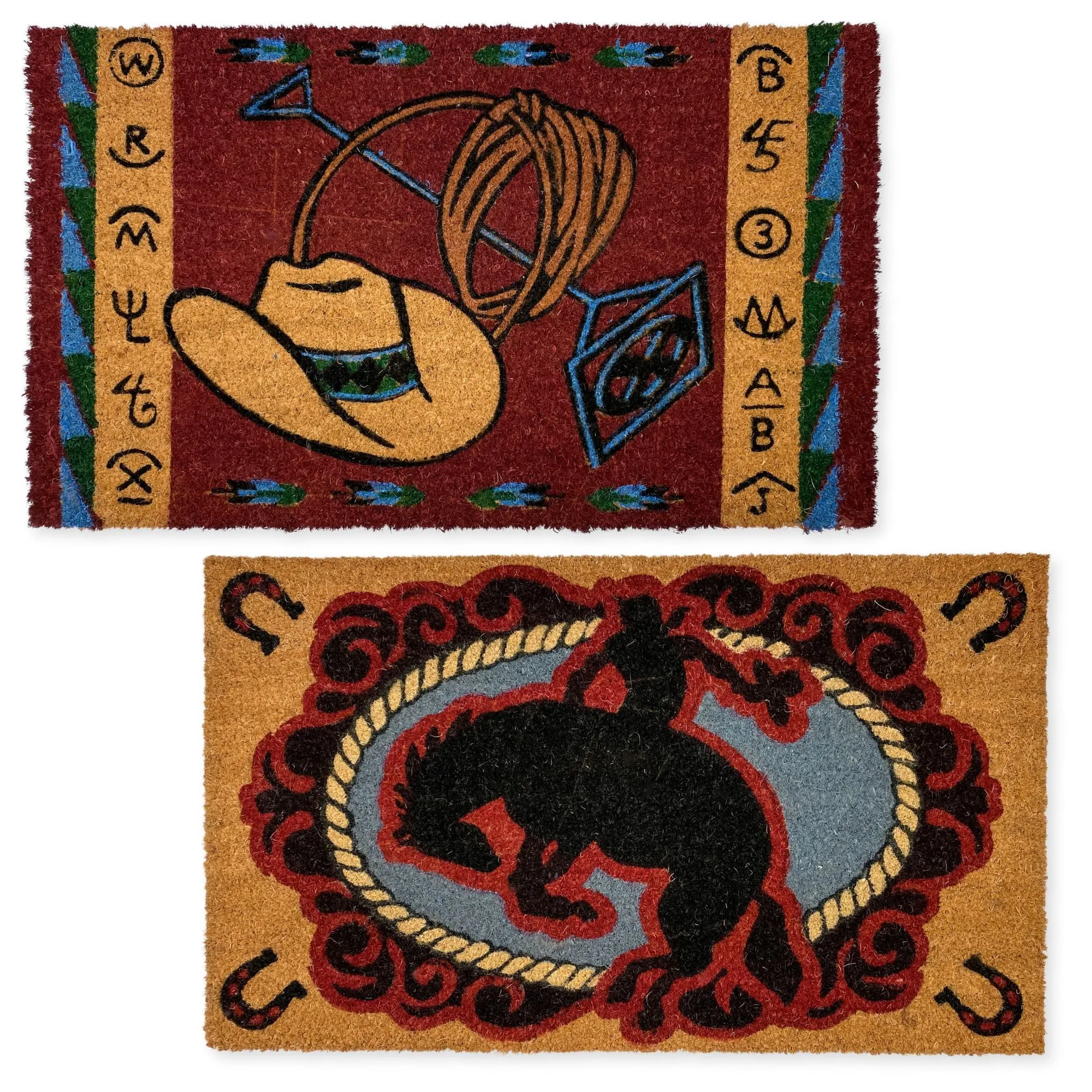 4 Pack Western Outdoor Coir Mats! Only $9 each!