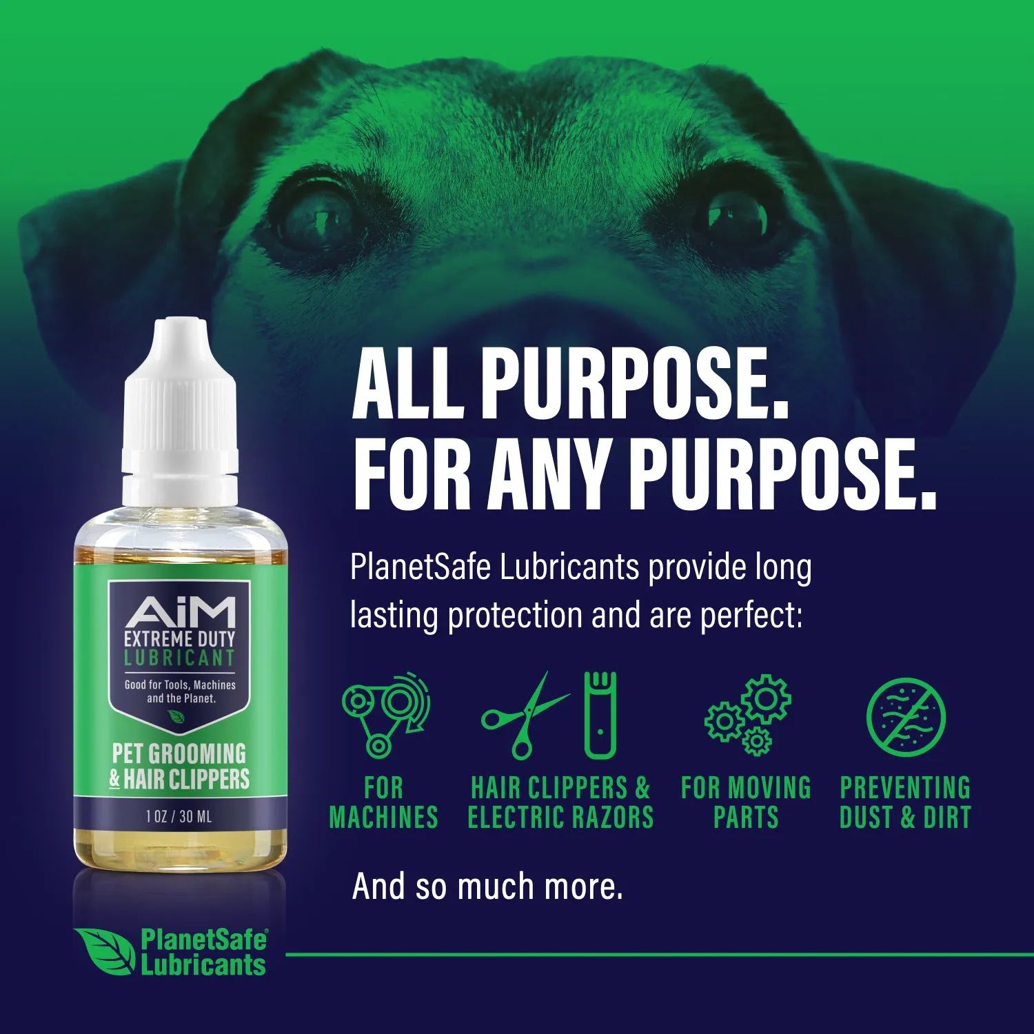 AiM Extreme Duty Lubricants | Pet Grooming Clippers Lubricant Oil | Specialty | 1oz precision