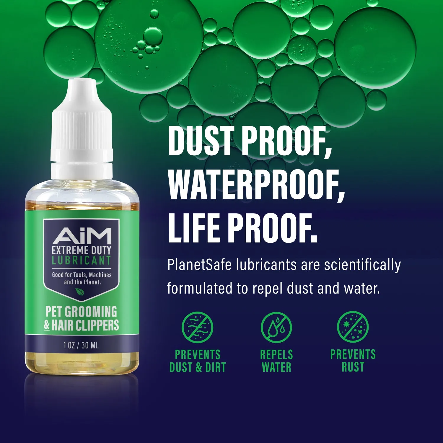 AiM Extreme Duty Lubricants | Pet Grooming Clippers Lubricant Oil | Specialty | 1oz precision