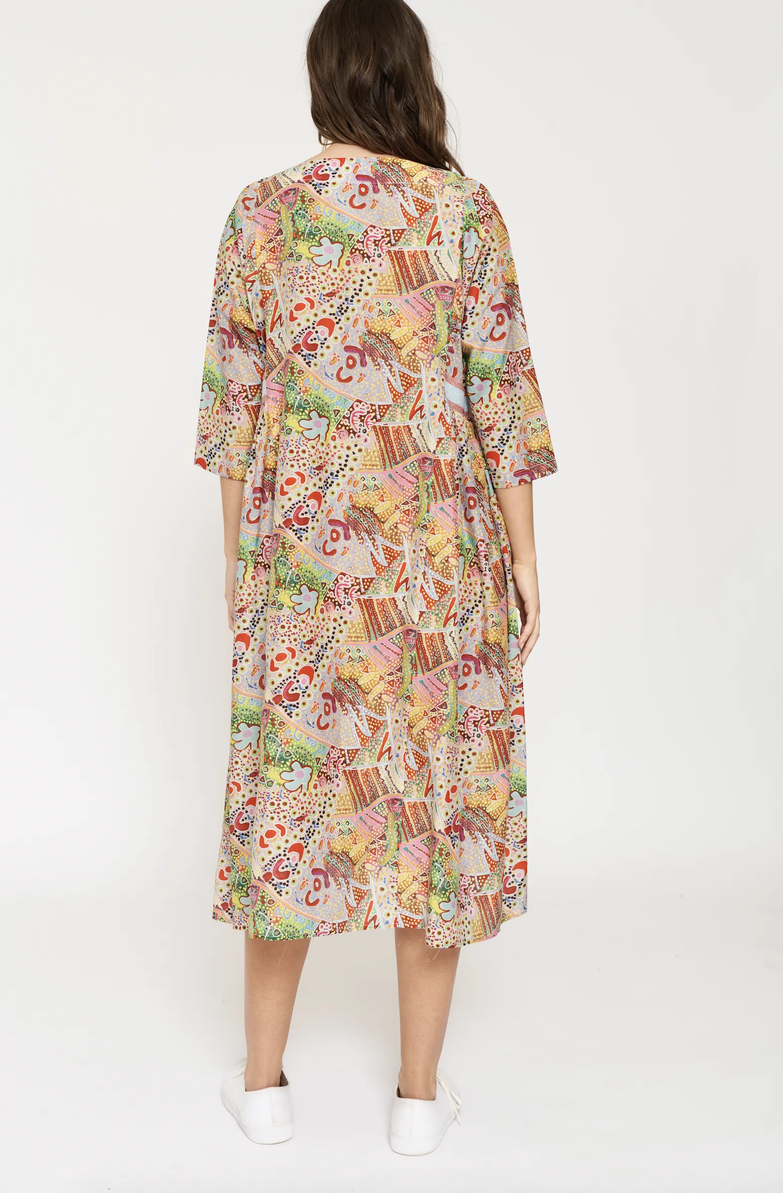 Alice Dress In Moments Print