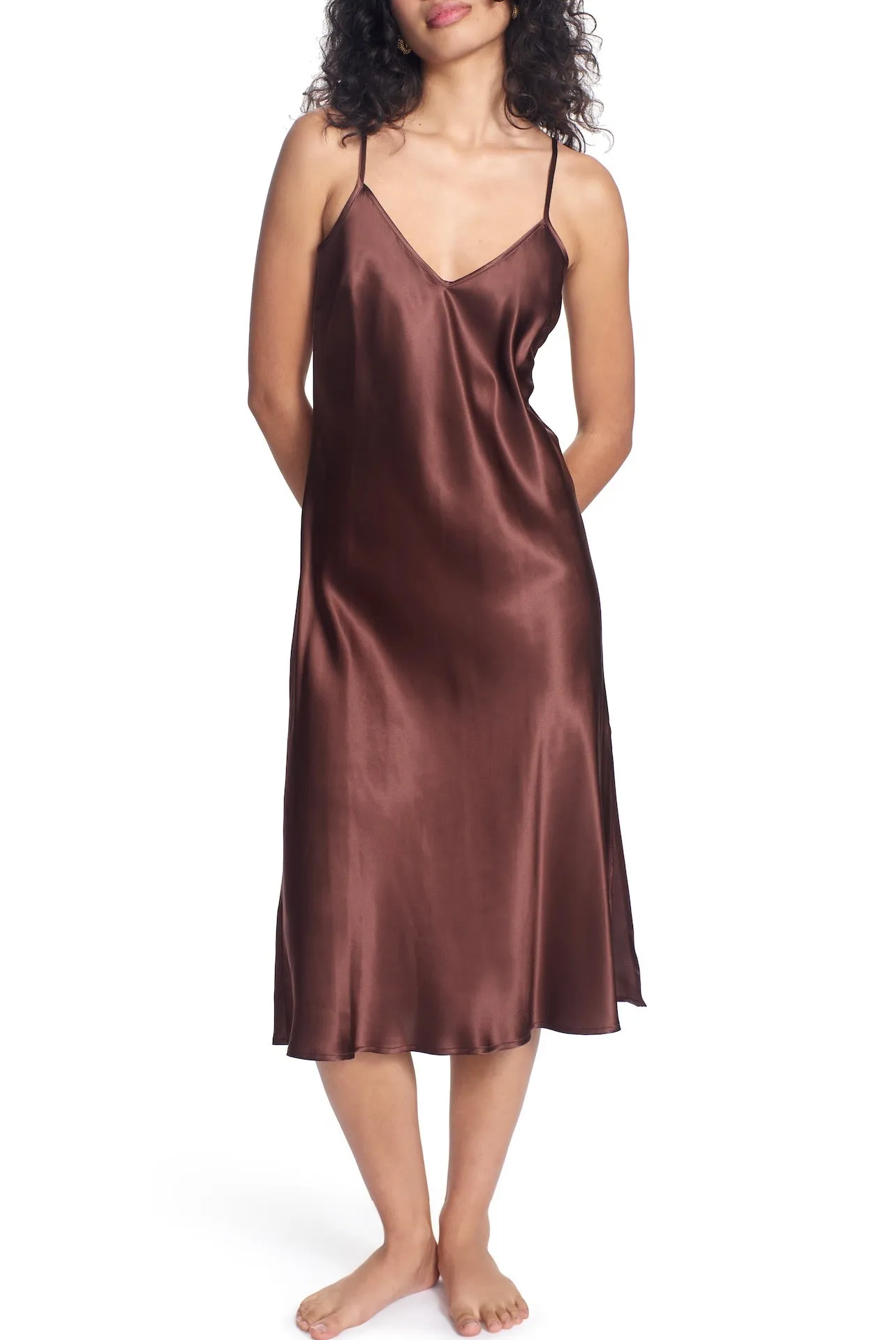 ANA SILK SLIP DRESS