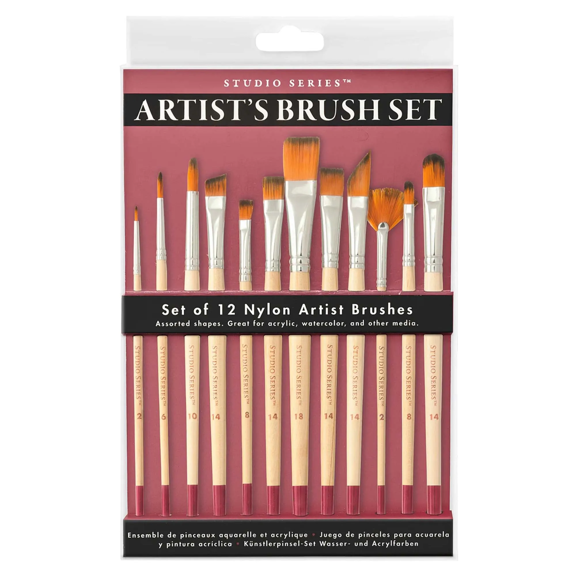 Artists Paintbrush Set of 12