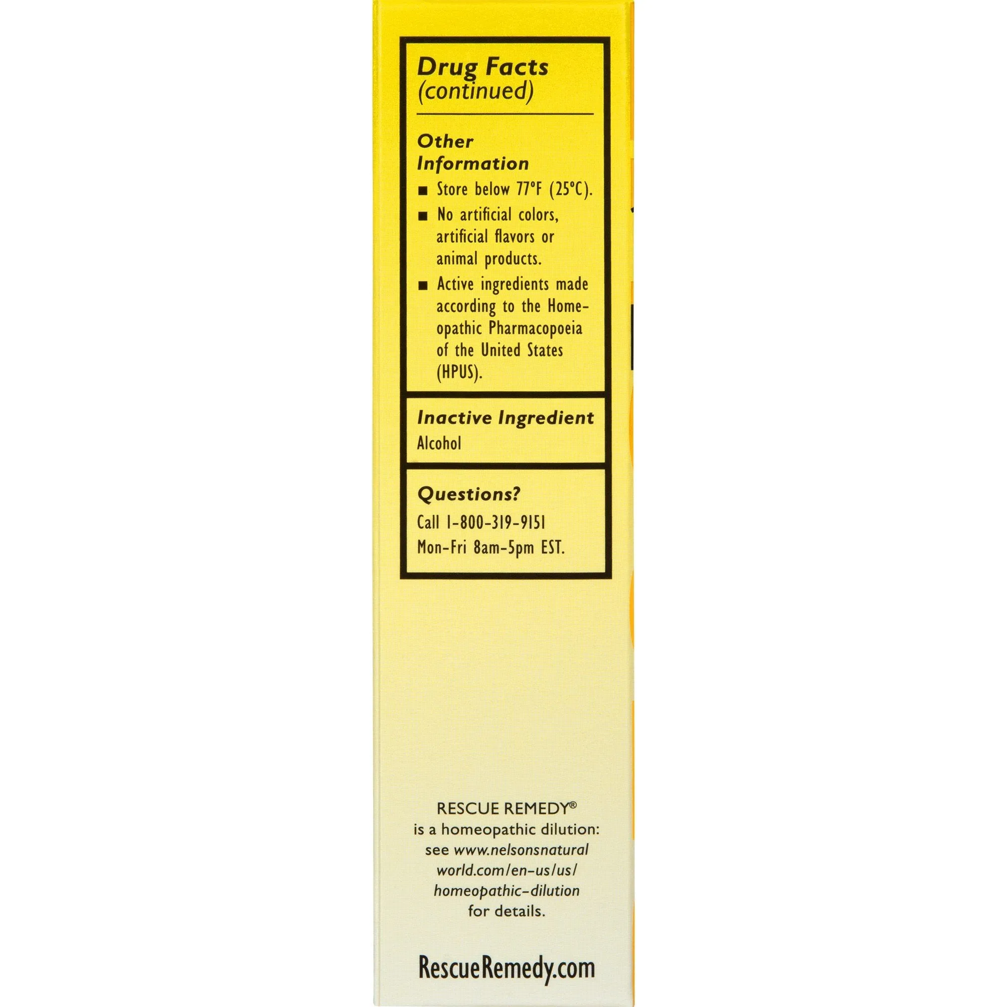 Bach Rescue Remedy Spray 20 mL(0.7 fl oz) Spray