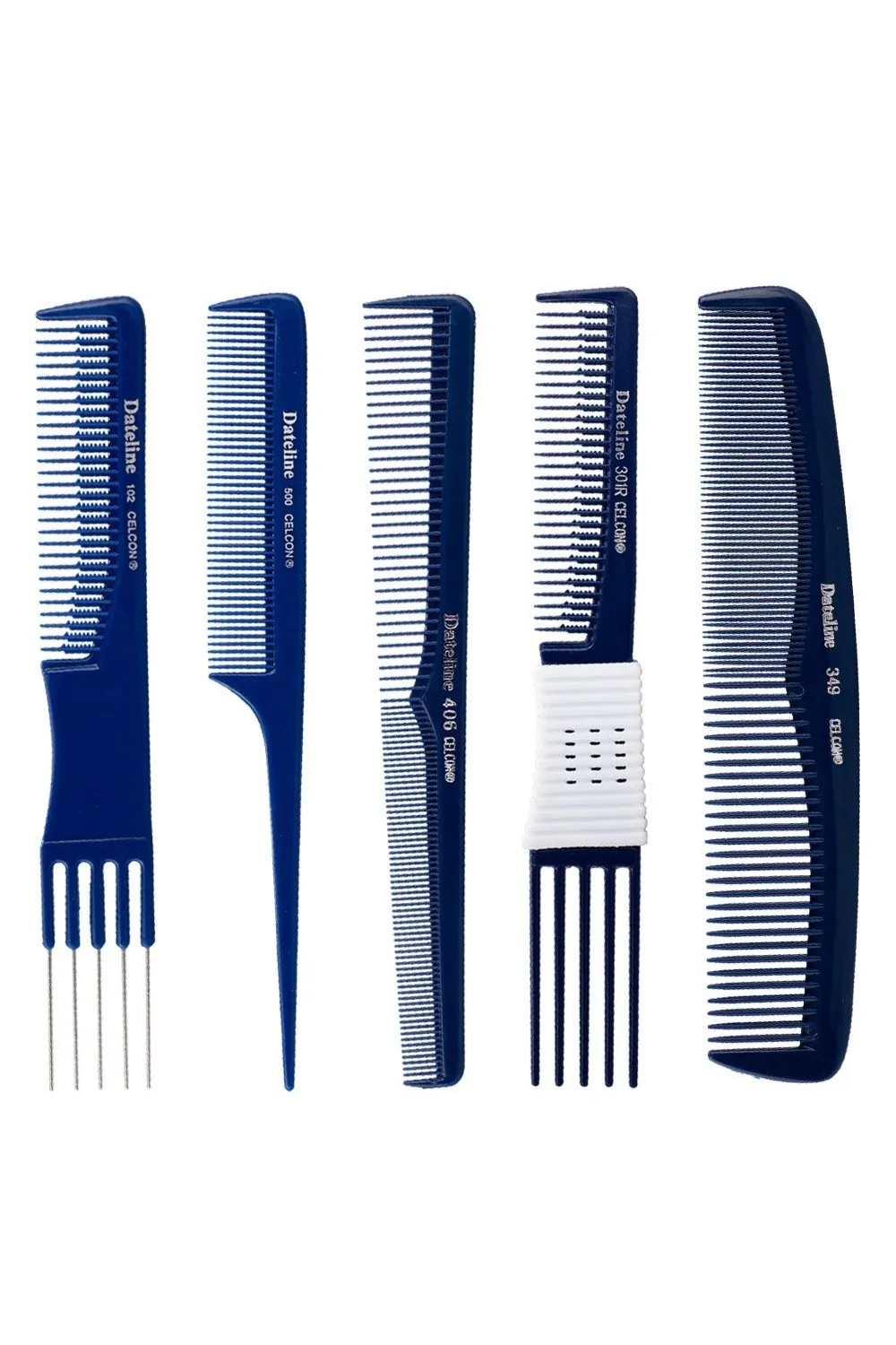 Blue Celcon 400 Styling Comb - 17.5cm