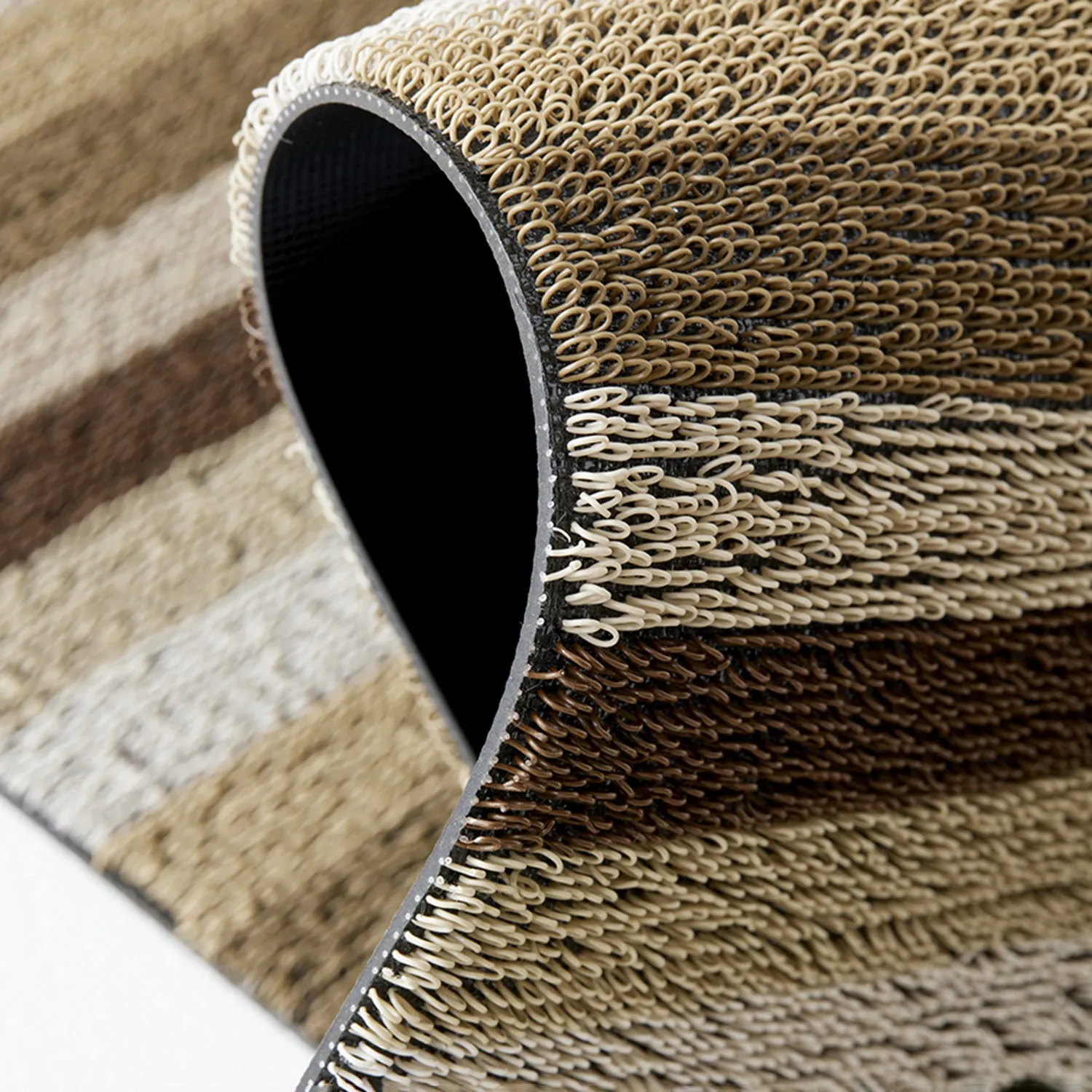 chilewich | doormat 46x71cm (18x28") | even stripe mocha