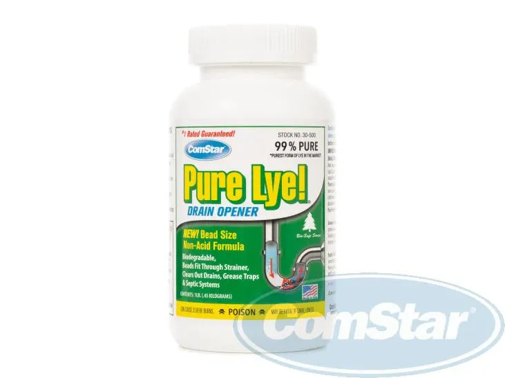 ComStar Pure Lye Bead Drain Opener, 1 Pound