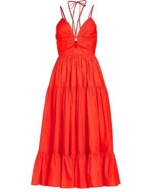 Coral Phoebe Dress