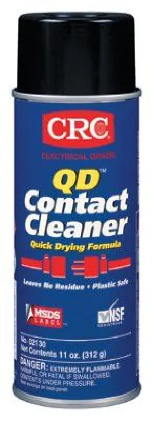 CRC 02130 QD Contact Cleaners, 11 oz Aerosol Can (12 Cans)