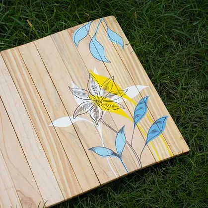 Dharti - Foldable Stain-proof Place Mat | Made with Pine Wood