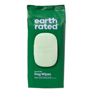 Earth Rated Plant-Based Dog Grooming Wipes