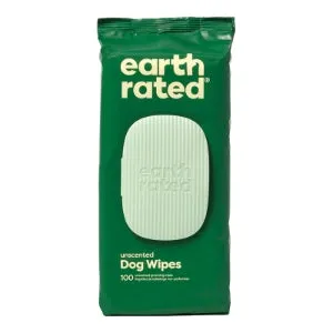 Earth Rated Plant-Based Dog Grooming Wipes