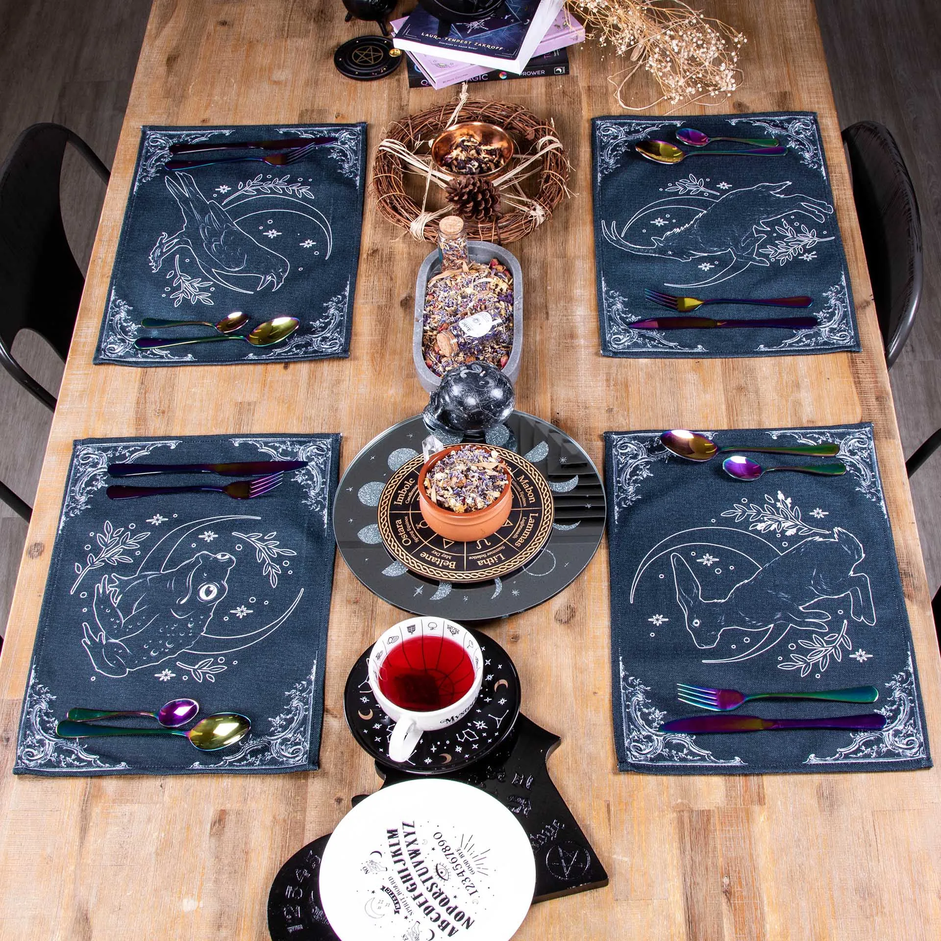 Familiars Placemat Set of 4 | Arcane