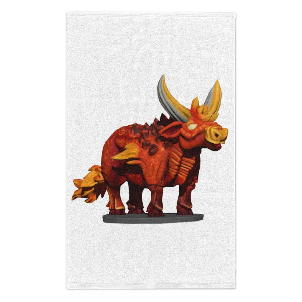 Fire Bull Rally Towel, 11x18