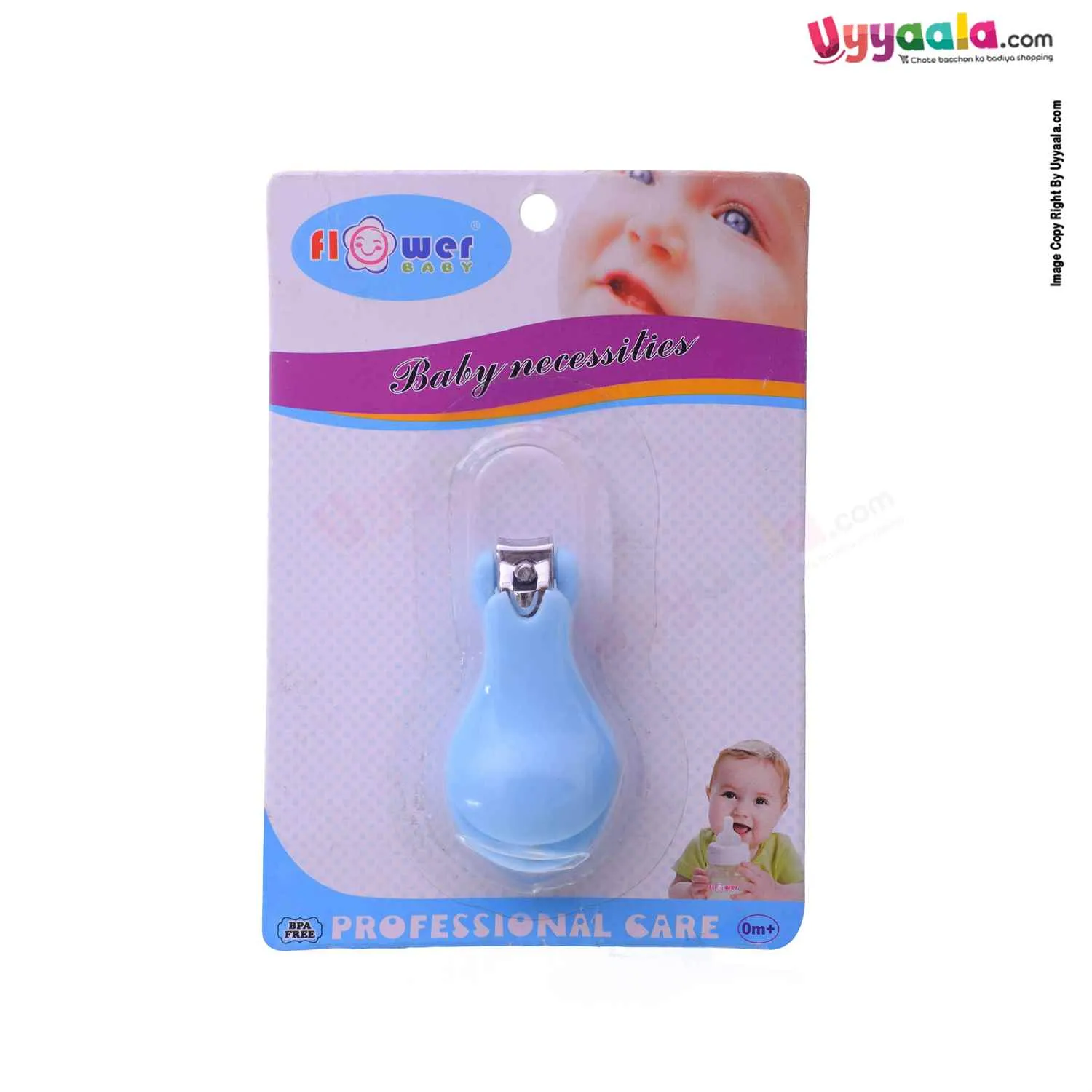 FLOWER BABY Nail Clipper for Babies 0 m Age - Blue