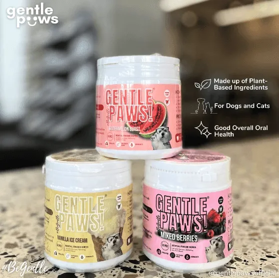 Gentle Paws Dental Wipes