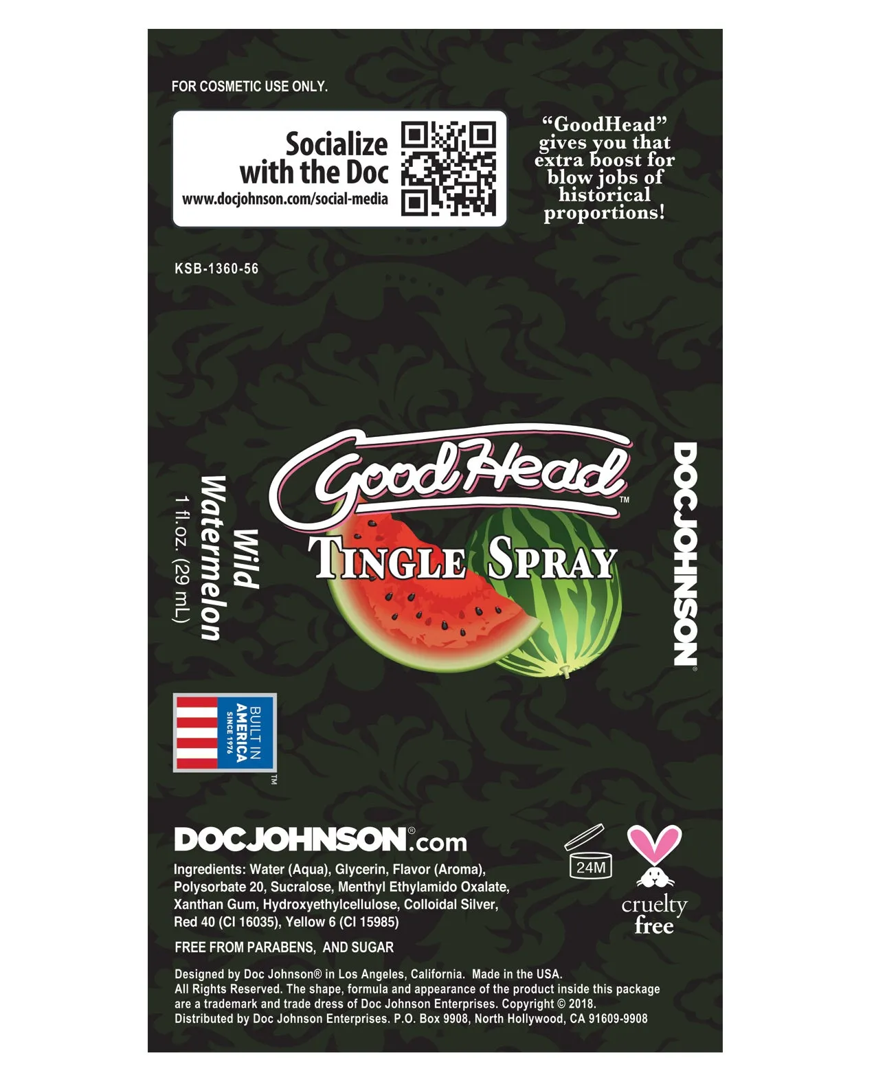 Good Head Tingle Spray - Wild Watermelon