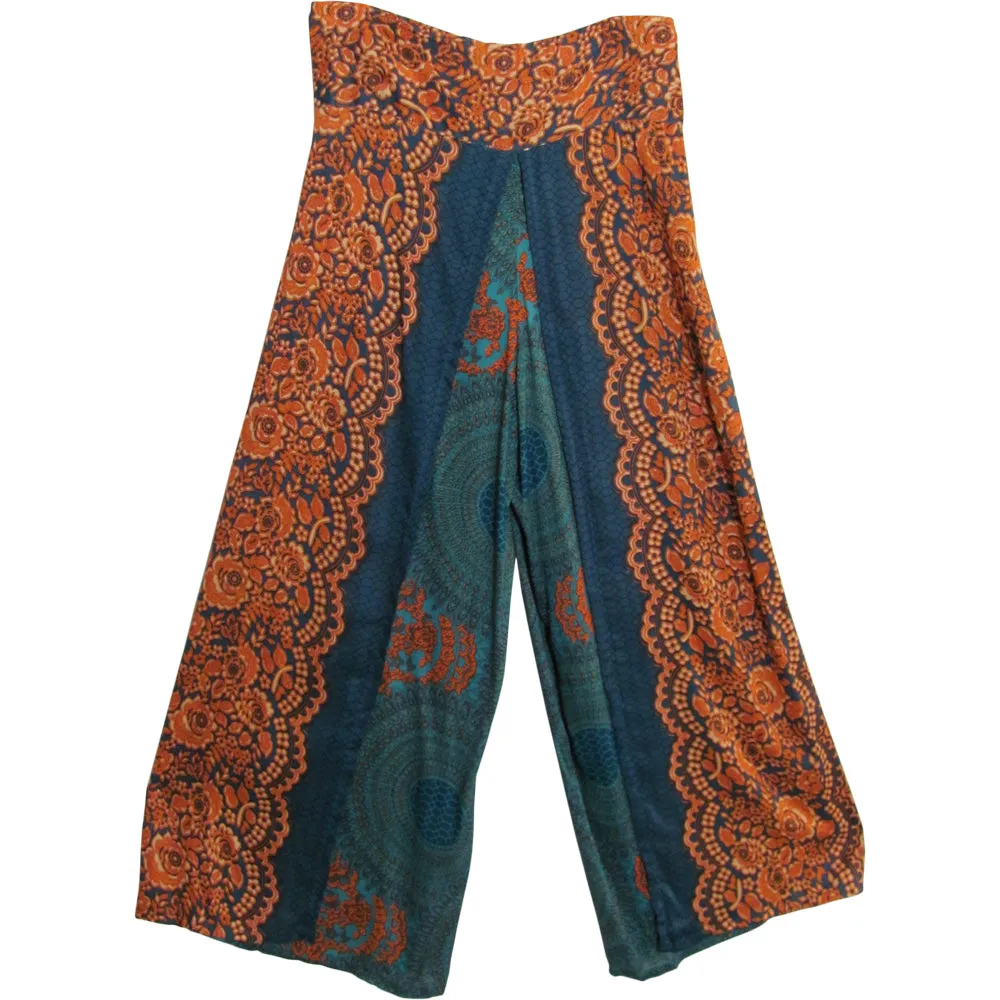 Gypsy Hippie Palazzo Gaucho Cotton Wrap Boho Yoga Pants Rashmi