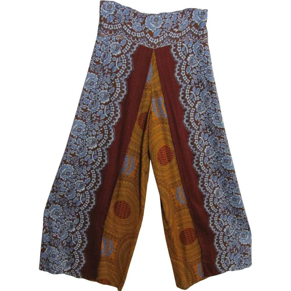 Gypsy Hippie Palazzo Gaucho Cotton Wrap Boho Yoga Pants Rashmi