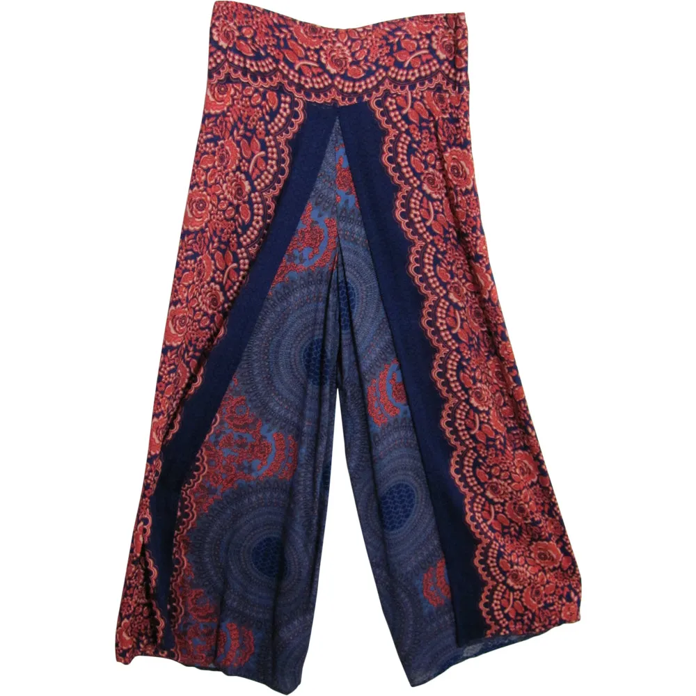 Gypsy Hippie Palazzo Gaucho Cotton Wrap Boho Yoga Pants Rashmi