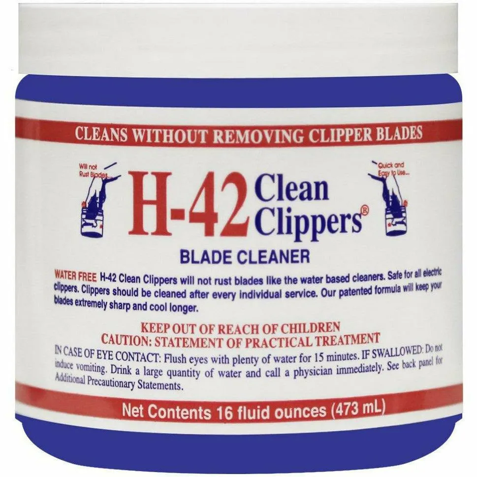 H-42: Clean Clippers Blade Cleaner