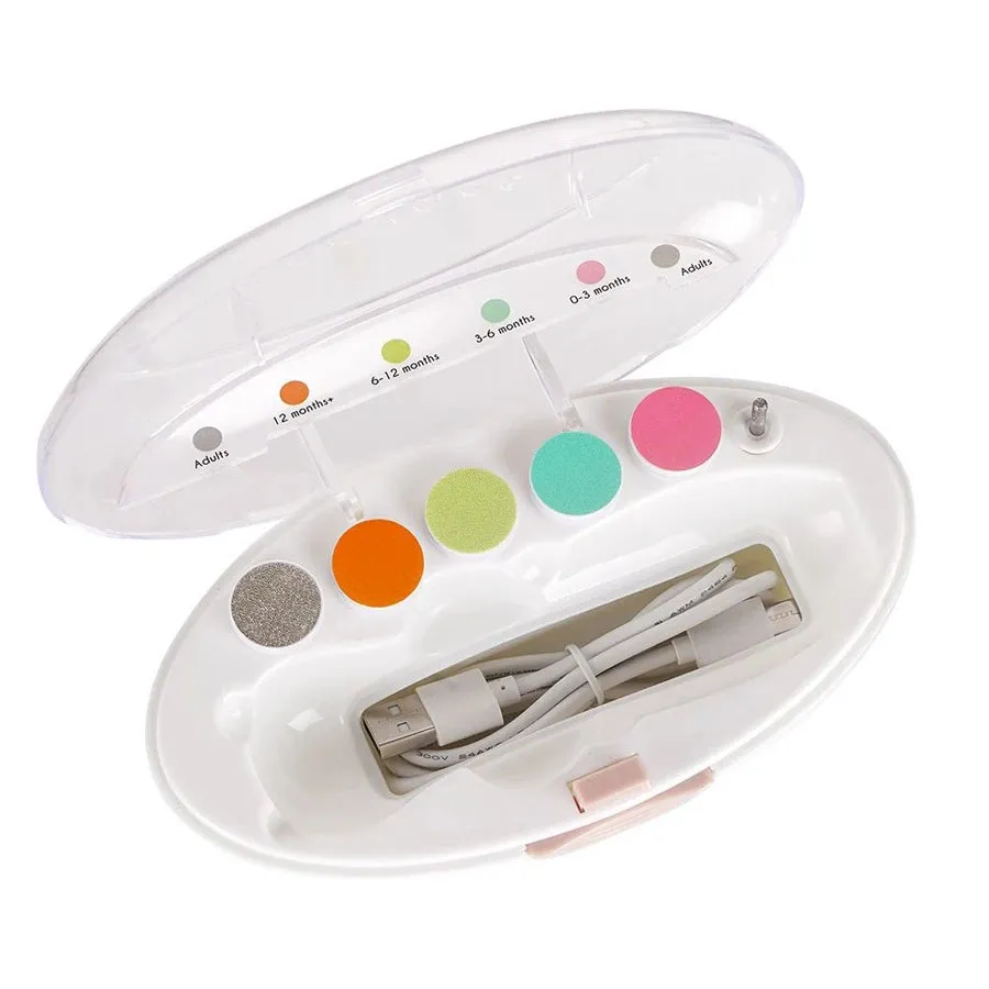 Haakaa Happii Bear Nail Care Set - USB Rechargeable