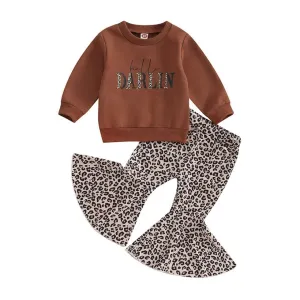 Hello Darlin Leopard Toddler Set