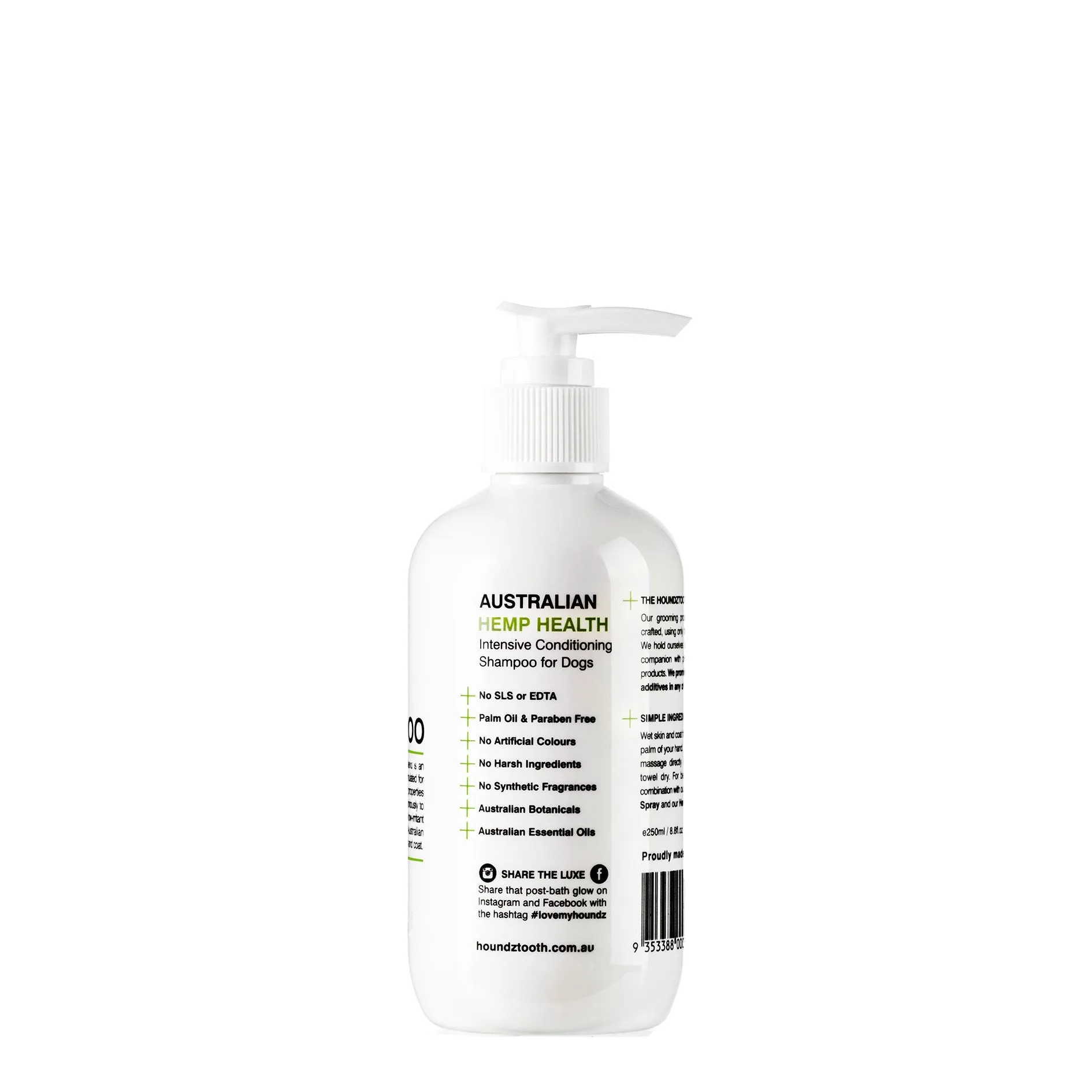 Houndztooth Hemp Shampoo 250ml