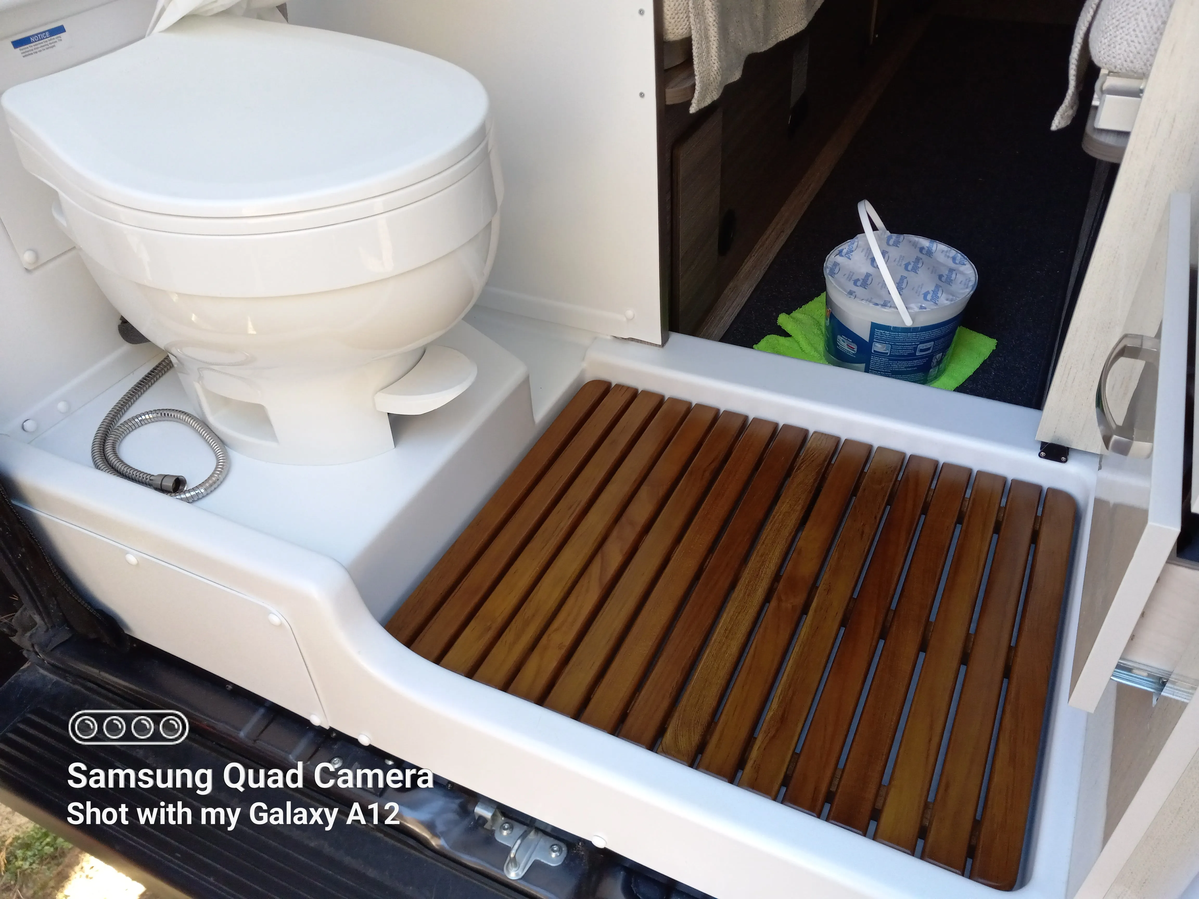 Jayco Swift 20T teak shower mat