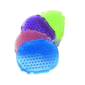 Jelly Glitter Two Sided Scrubber Curry