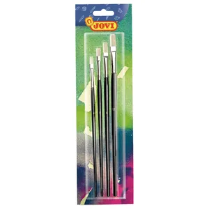 JOVI Water Color Flat Brushes  Asstd. Sizes 4,6,8,12