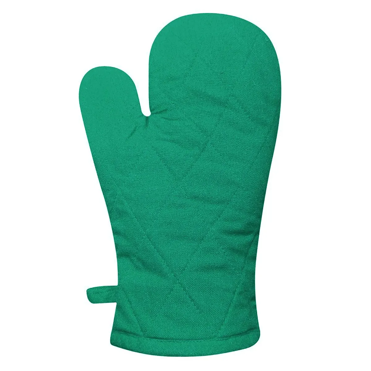 Kuber Industries Cotton Microwave Oven Gloves, Set of 2 (Green)-HS40KUBMART23972