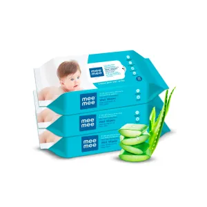 Mee Mee Baby Gentle Wet Wipes - 72 counts (Pack of 3)