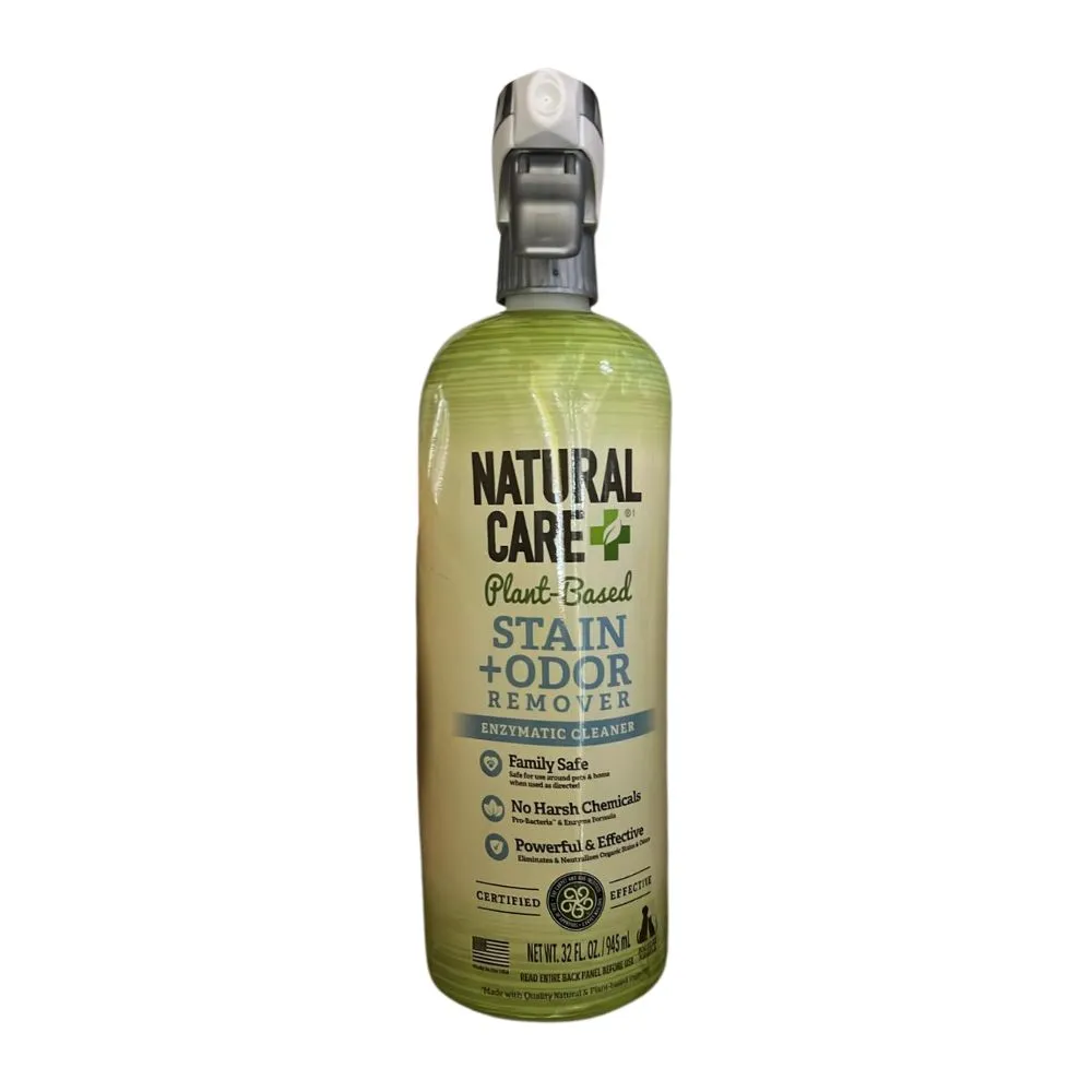 Natural Care Dog & Cat Plant-Based Stain   Odor Remover 32oz