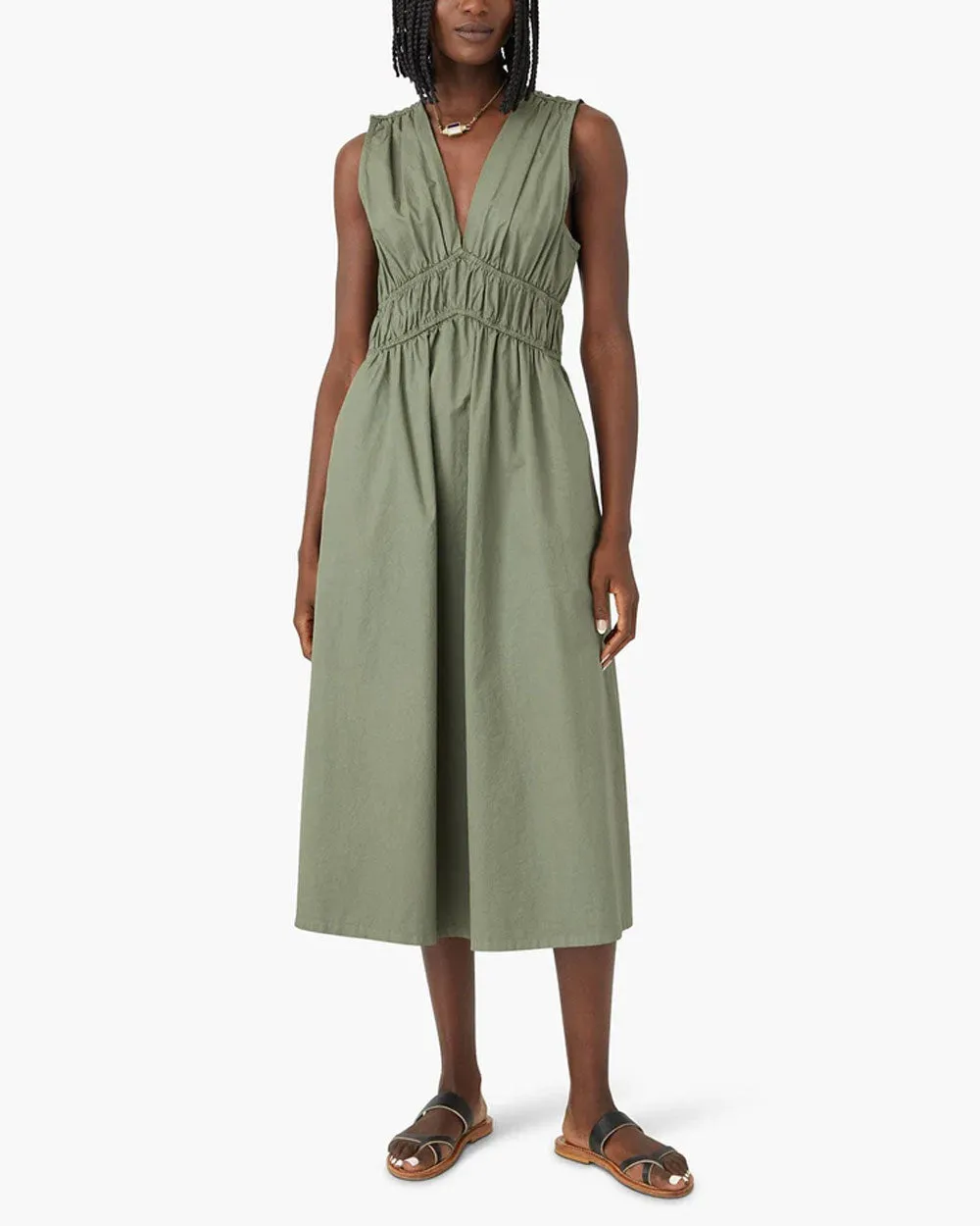 Olive Cyra Midi Dress