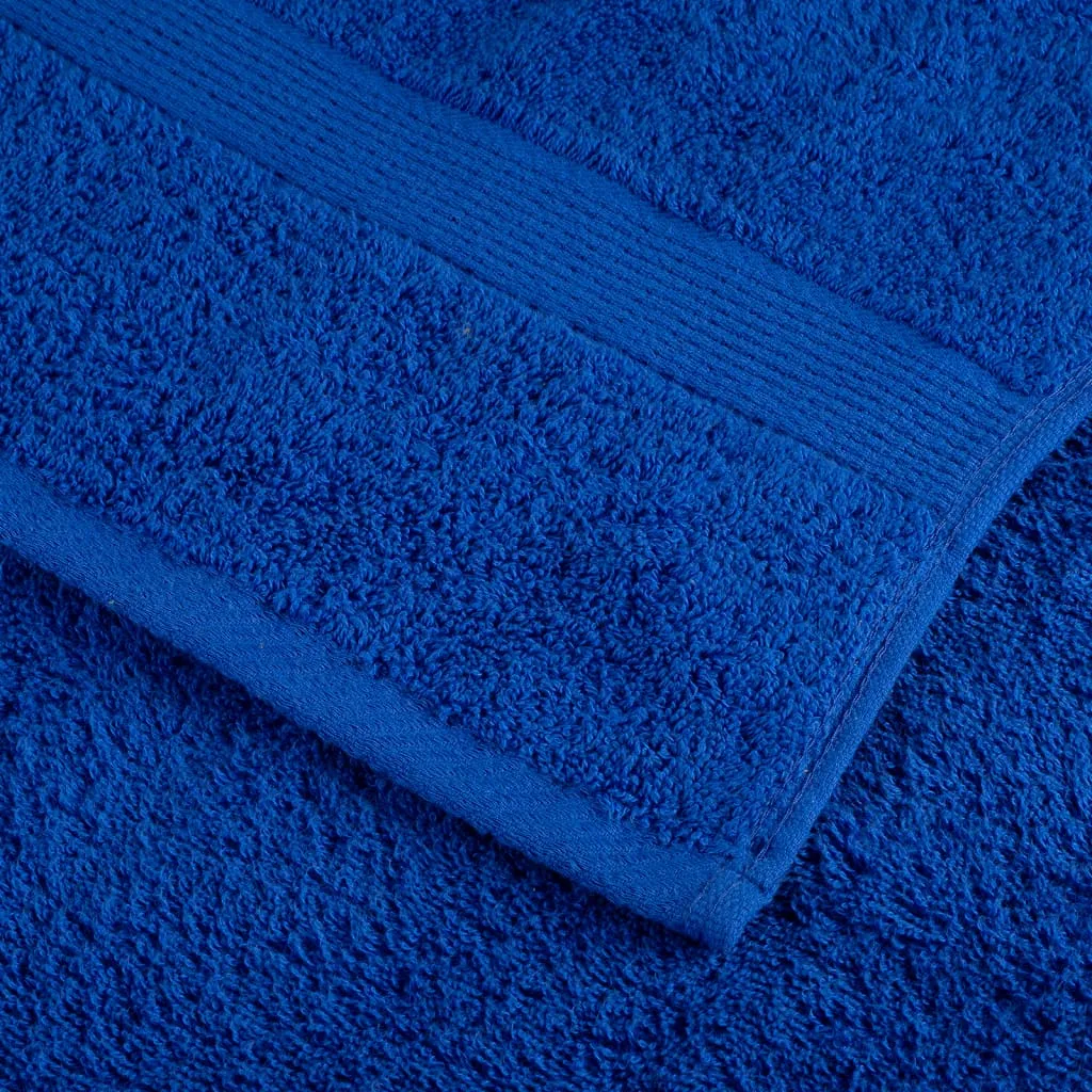 Premium Guest Towels 2pcs Blue 30x50cm 600gsm 100% Cotton