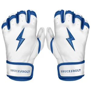 PREMIUM PRO CHROME Series Short Cuff Batting Gloves | ROYAL