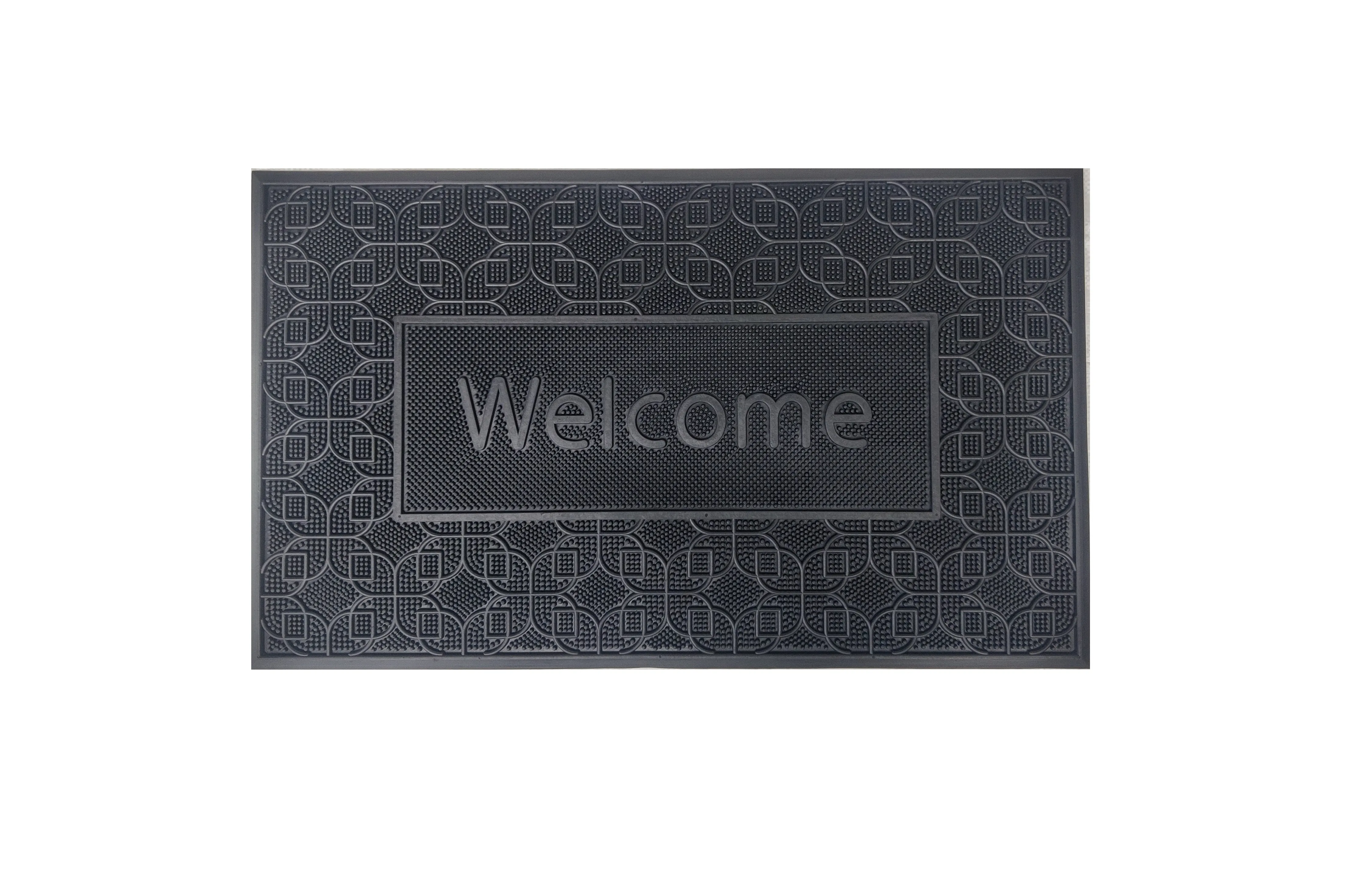 Rubber Mat, Welcome (450mm x 750mm)