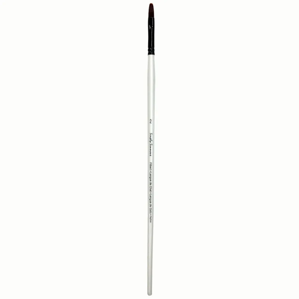 Simply Simmons Brushes - Long Handled Synthetic Filbert