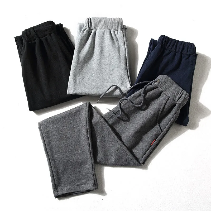 Sport Pants Solid Colored Trendy cvcCotton Matching Pants