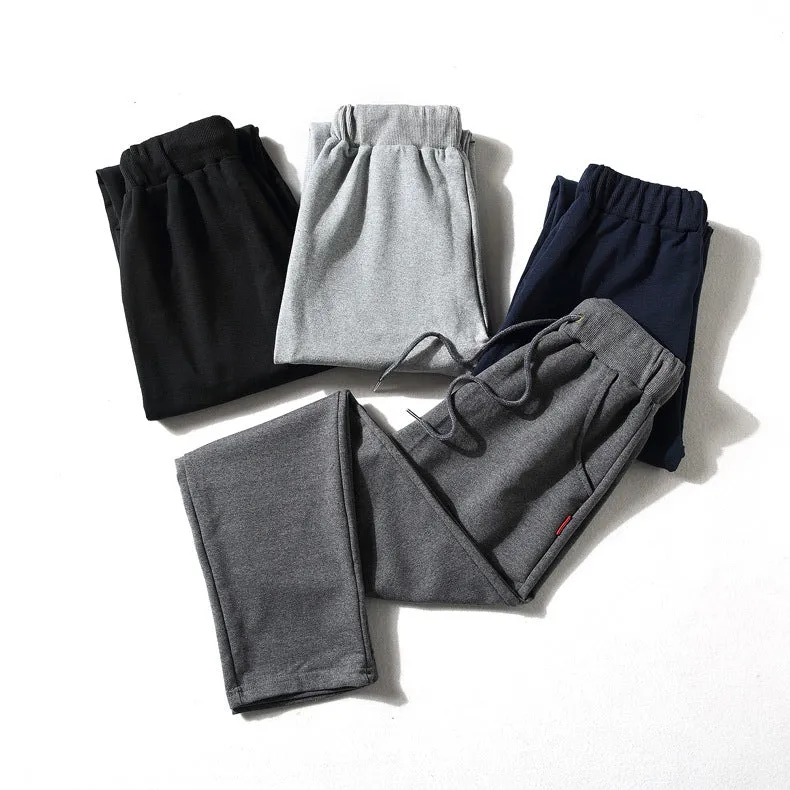 Sport Pants Solid Colored Trendy cvcCotton Matching Pants