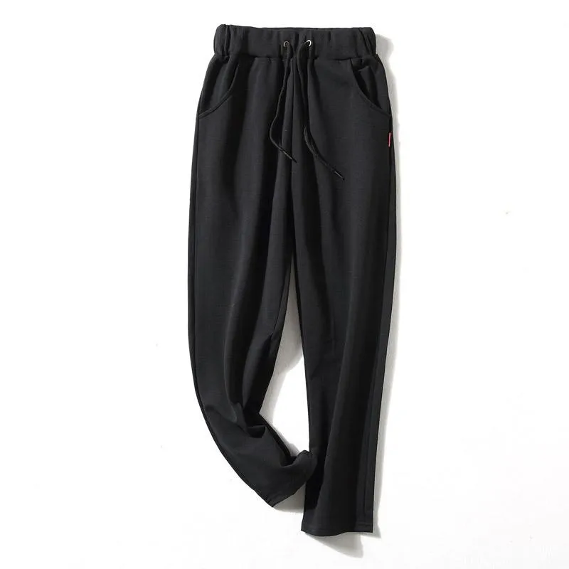 Sport Pants Solid Colored Trendy cvcCotton Matching Pants