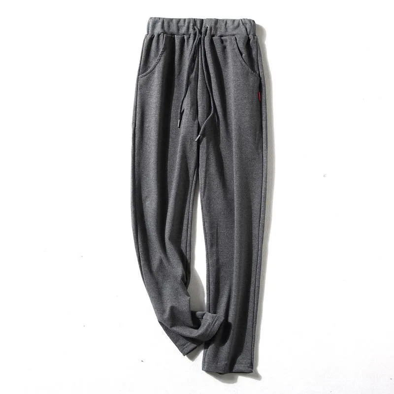 Sport Pants Solid Colored Trendy cvcCotton Matching Pants