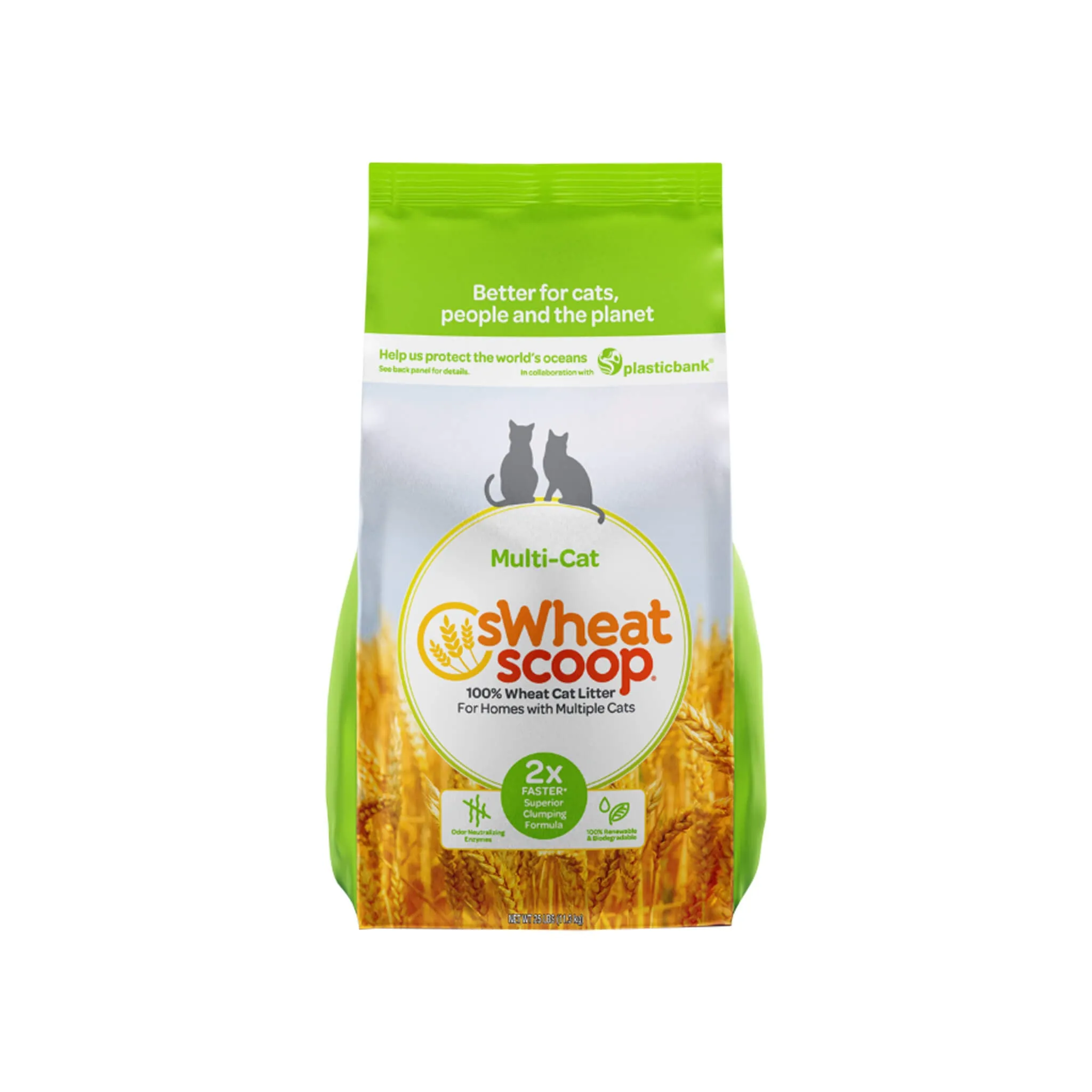 Swheat Scoop Natural Wheat Litter Multi-Cat