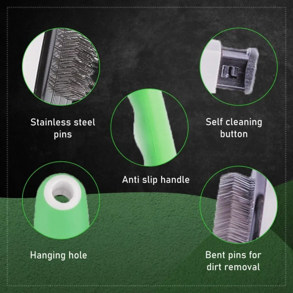 Wahl Self Cleaning Slicker Brush for Pets (Green)