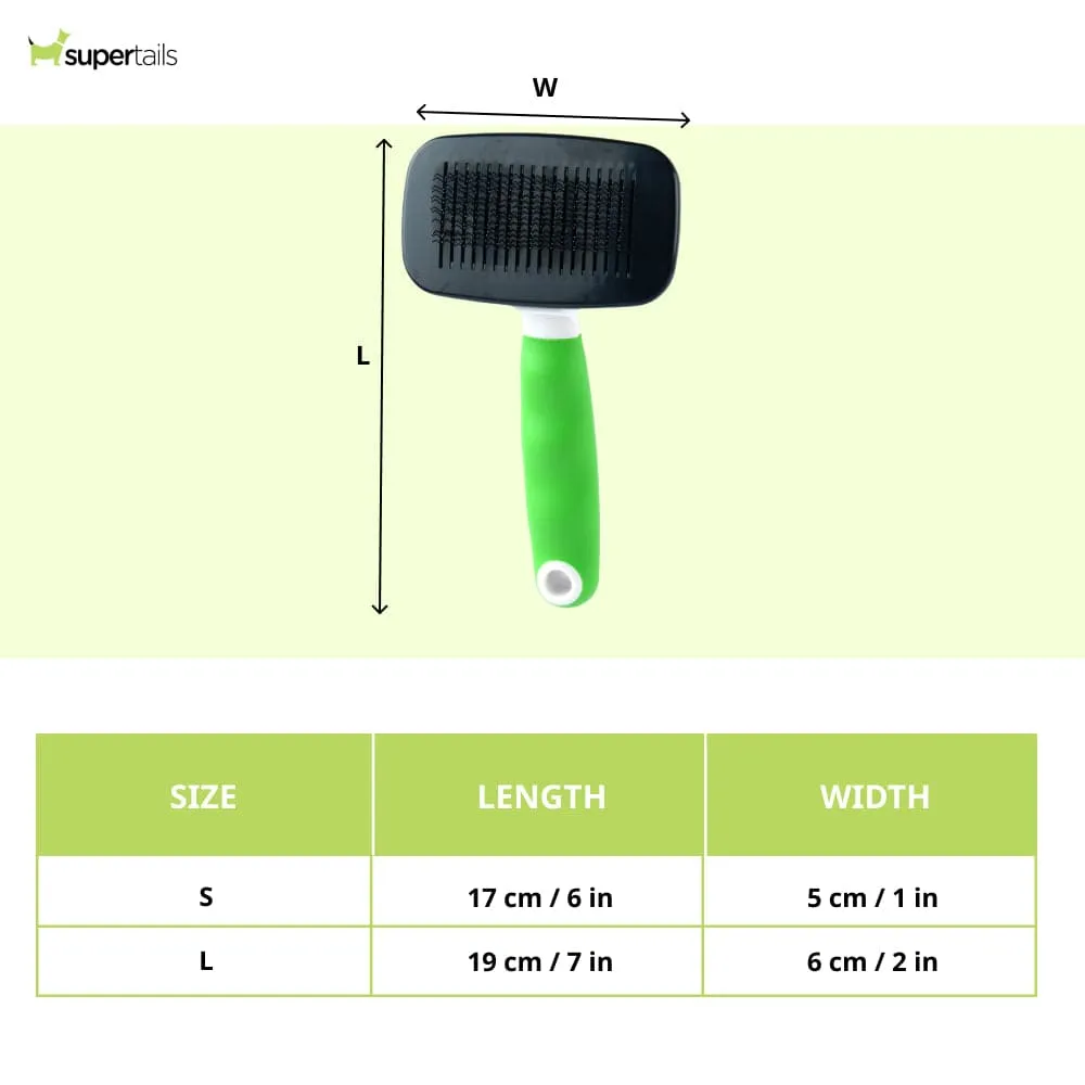 Wahl Self Cleaning Slicker Brush for Pets (Green)