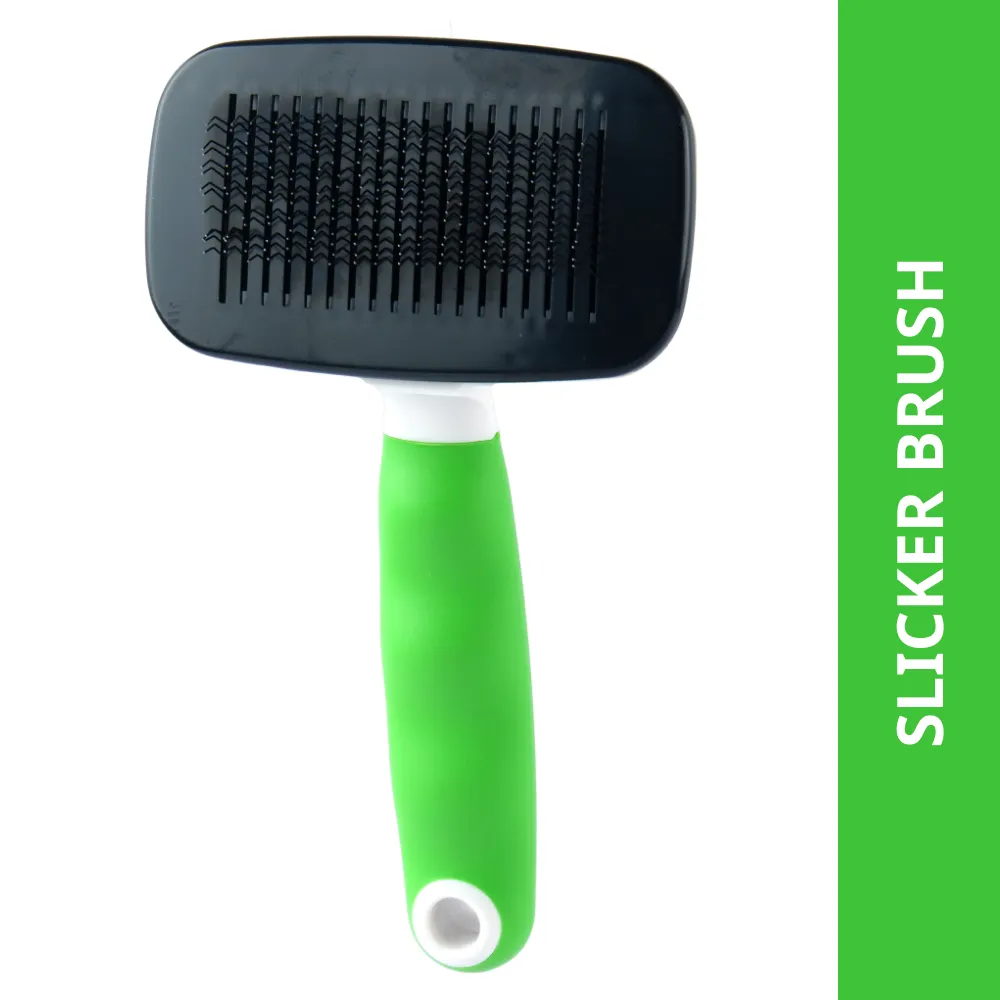 Wahl Self Cleaning Slicker Brush for Pets (Green)