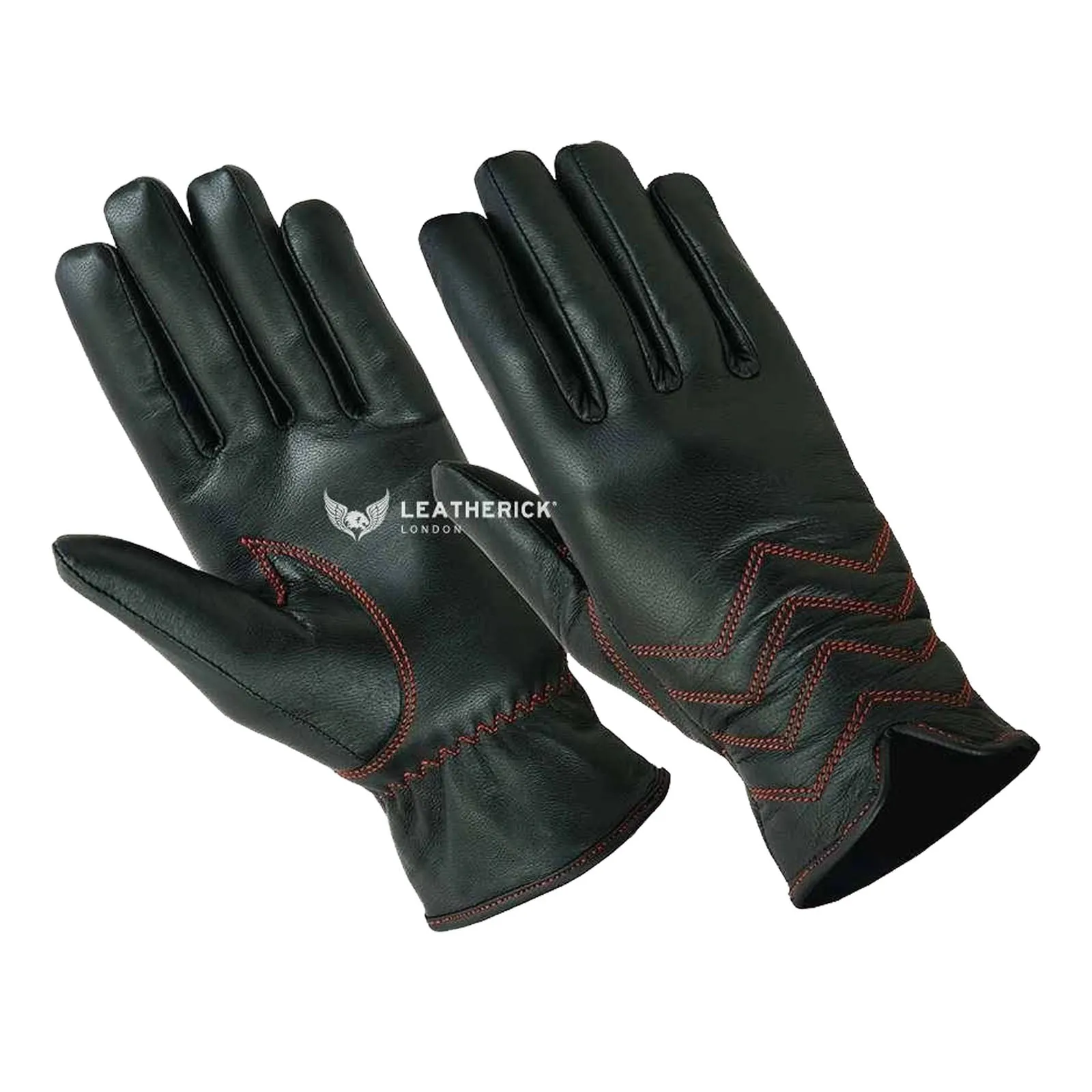 Women Genuine Sheep Leather Motorcycle Gloves